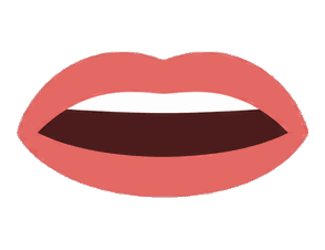 Mouth shape for ㅐ