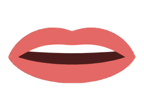 Mouth shape for ㅔ