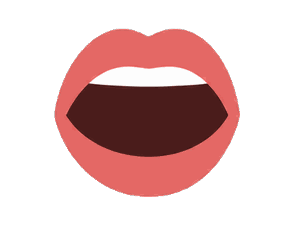Mouth shape for ㅓ
